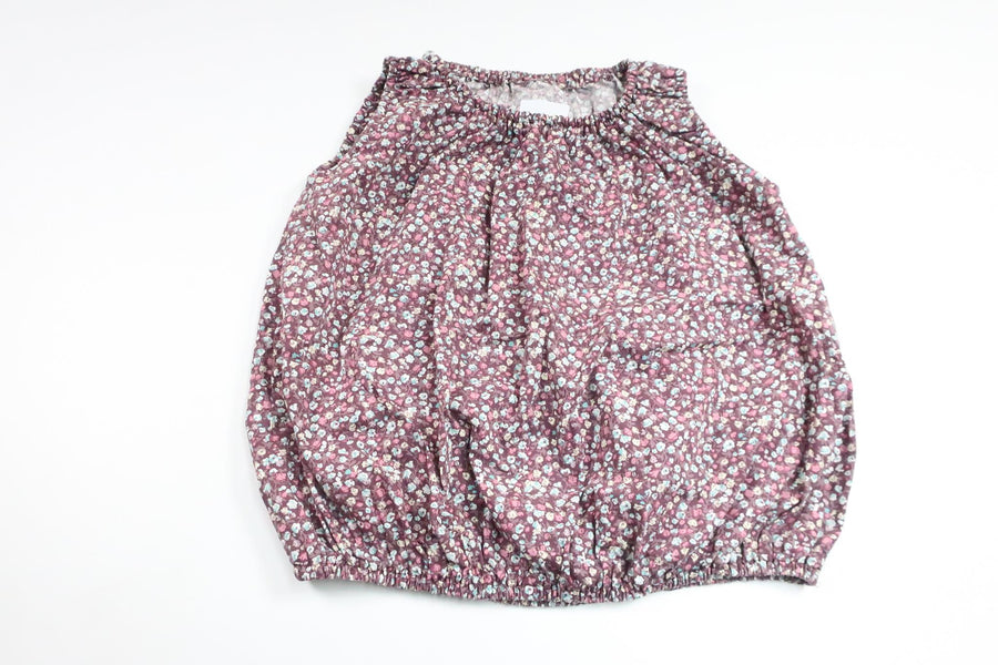 Blomstertunika fra Hemsytt - Størrelse 110/116 - Lilla