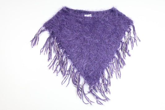 Poncho fra Ukendt - Størrelse One size - Lilla