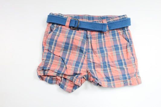 Ternede shorts med bælte fra Zara - Størrelse 68 - Lyserød