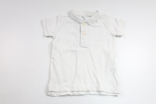 Poloshirt fra Zara - Størrelse 68 - Hvid