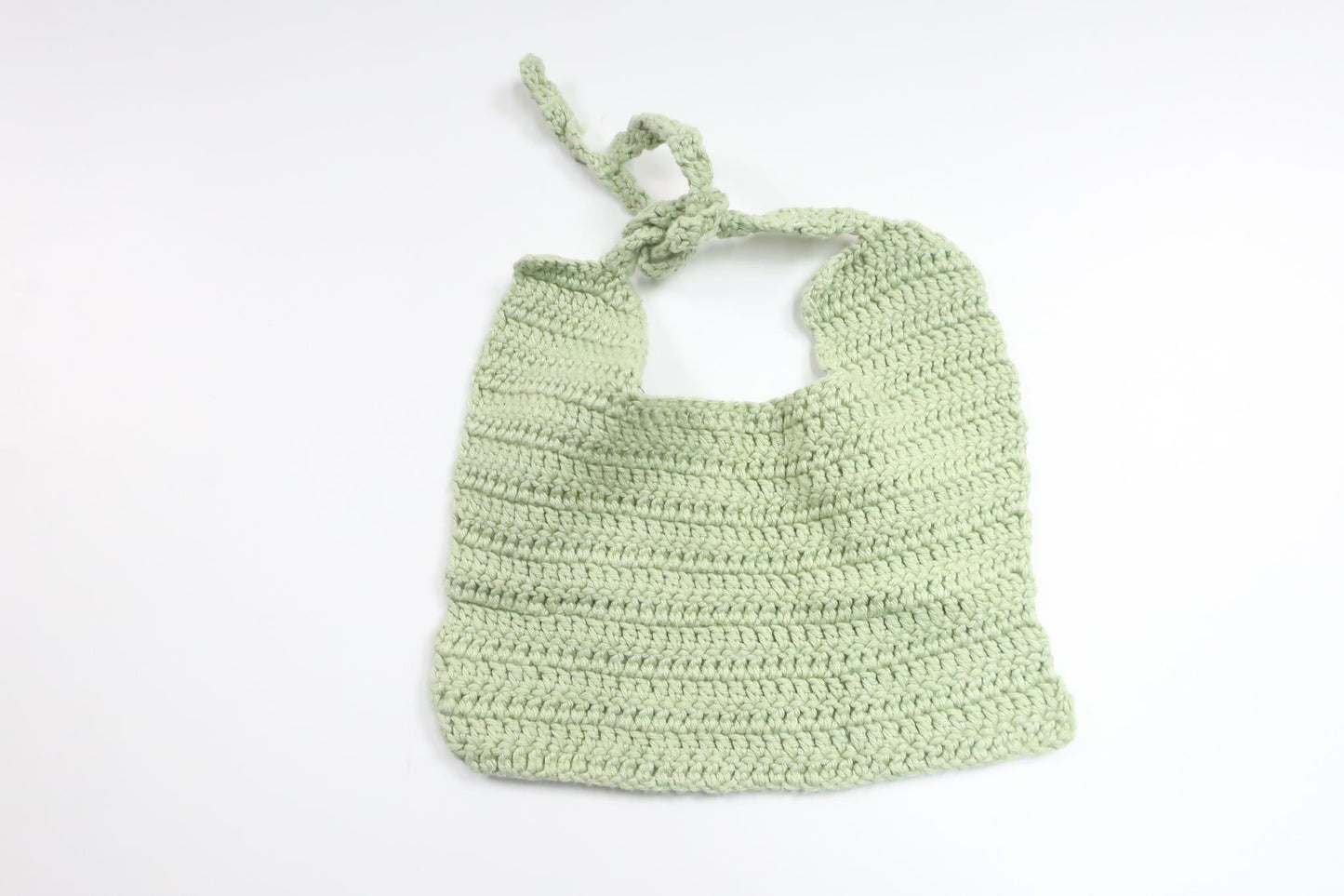 Strikket hagesmæk fra Hemstickat - Størrelse One size - Grøn