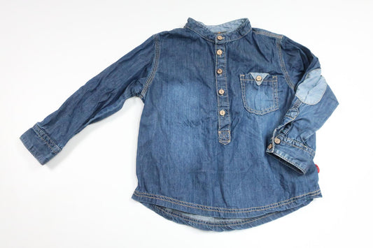Skjorte fra PompdeLux - Størrelse 92 - Denim