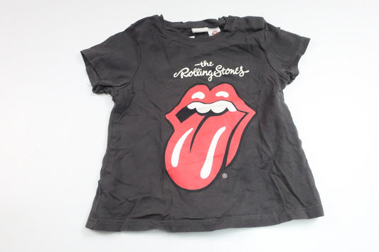 T-shirt The Rolling Stones fra H&M - Størrelse 74 - Grå