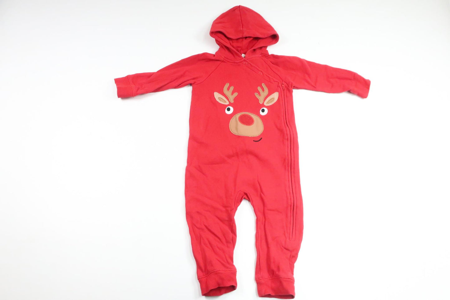 Heldragt Ren fra Kappahl - Størrelse 80 - Rød