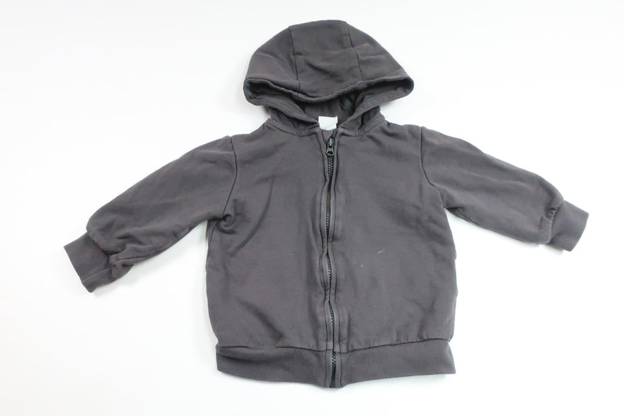 Hættejakke fra H&M - Størrelse 68/74 - Grå