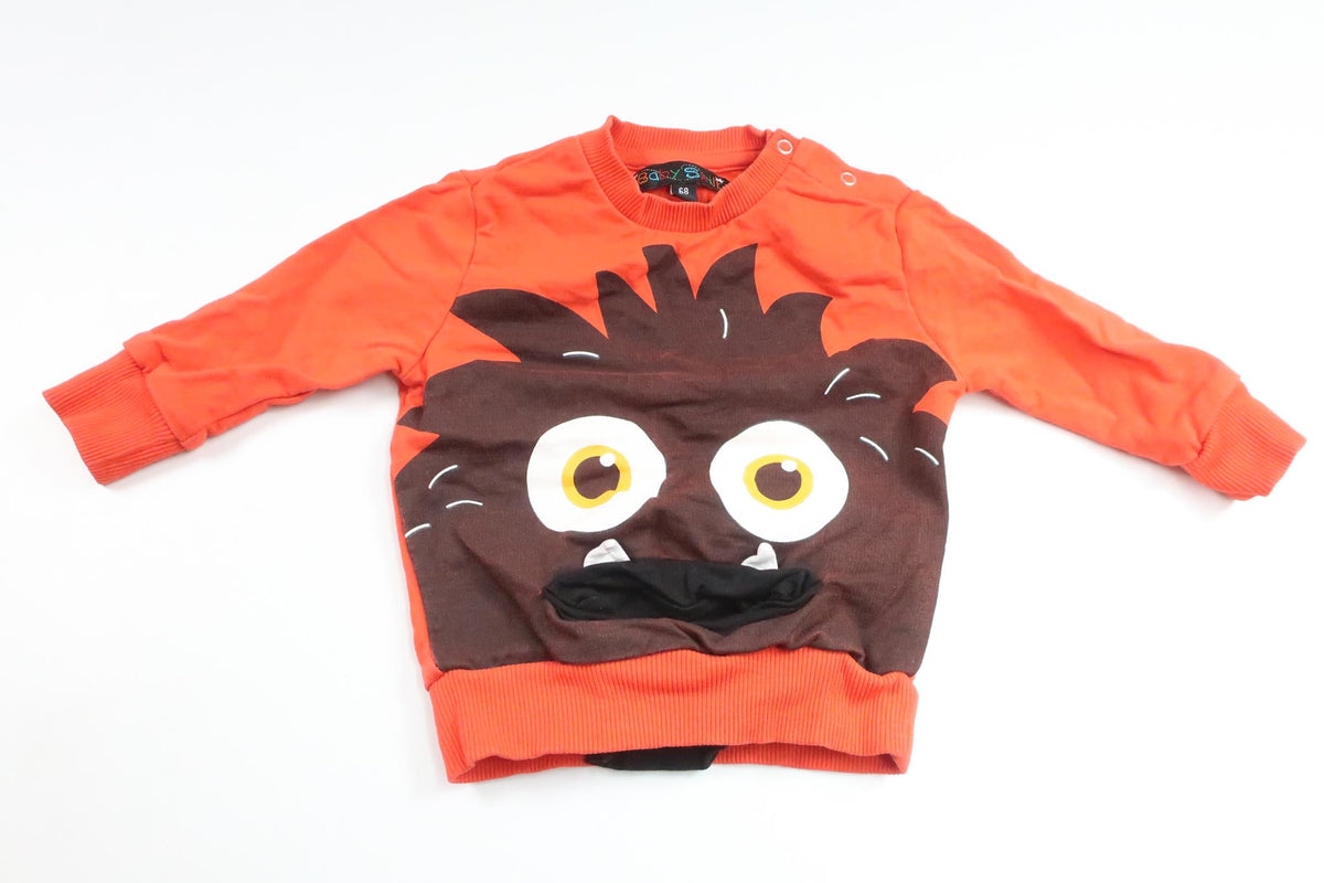 Sweatshirt fra Baby Skill - Størrelse 68 - Orange