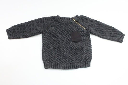Strikket sweater fra Åhléns - Størrelse 68 - Grå