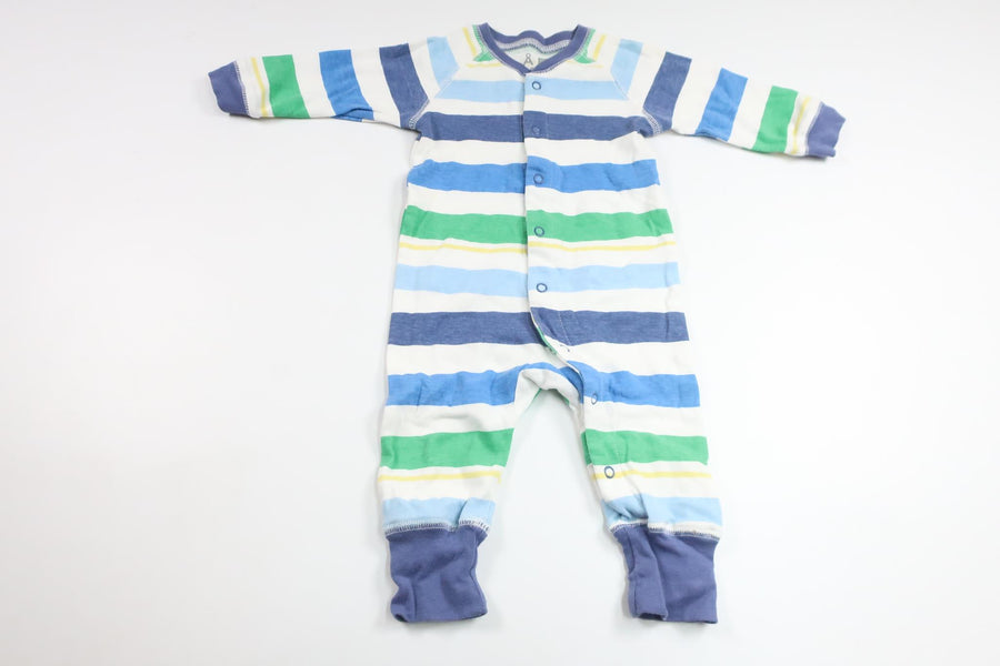 Stribet pyjamas fra Åhléns - Størrelse 62/68 - Blå