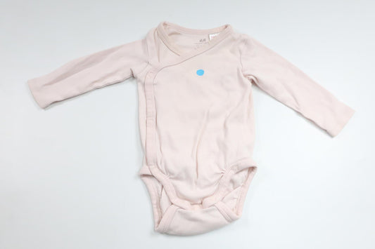 Wrap-body fra H&M - Størrelse 62 - Lyserød