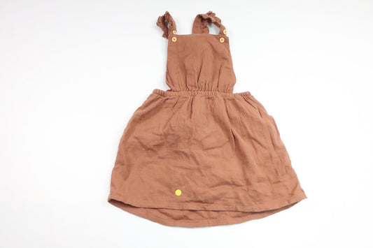 Kjole med hofteholder fra H&M - Størrelse 104 - Brun