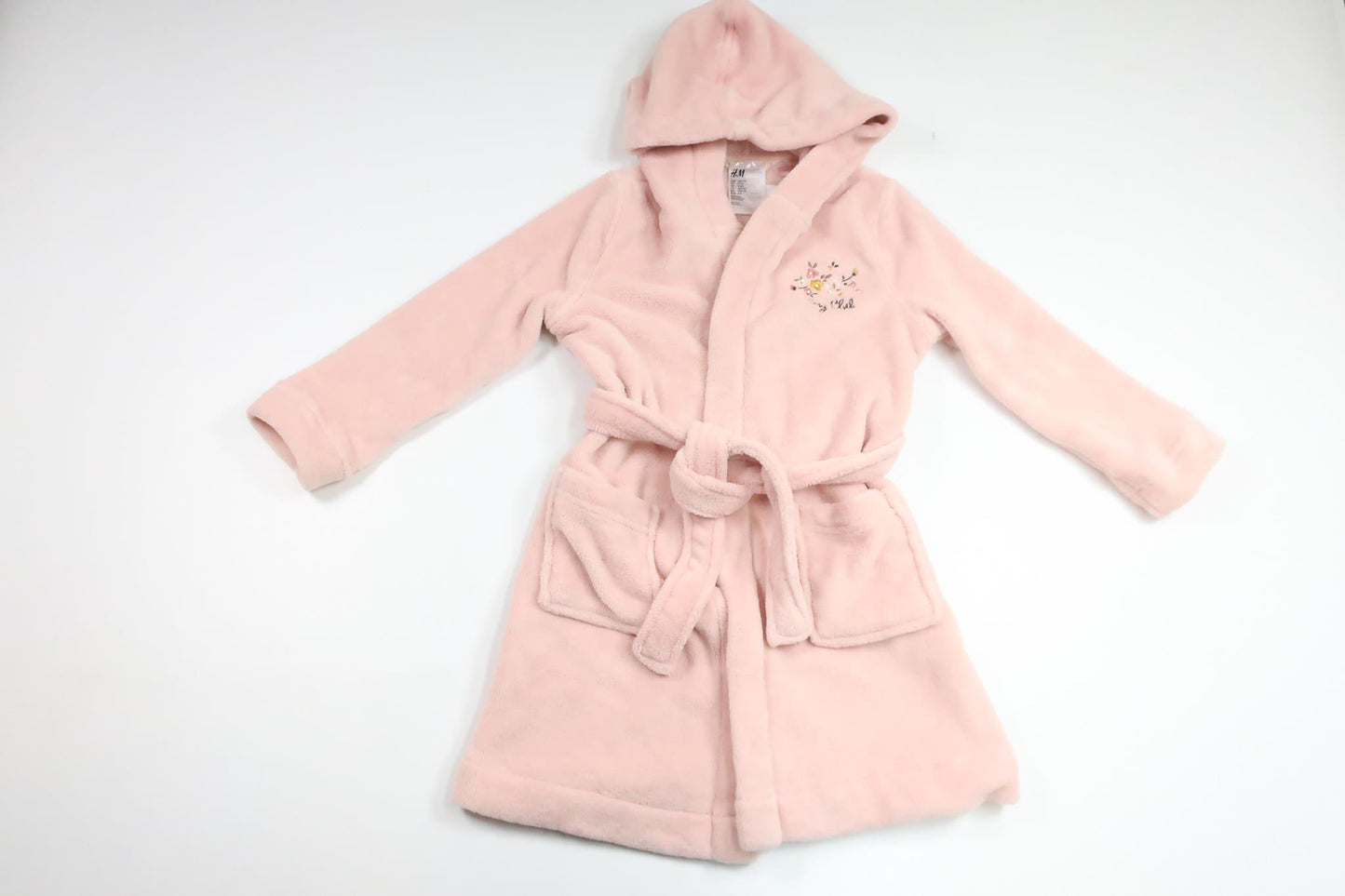 Badekåbe/Sloppekåbe fra H&M - Størrelse 110/116 - Lyserød