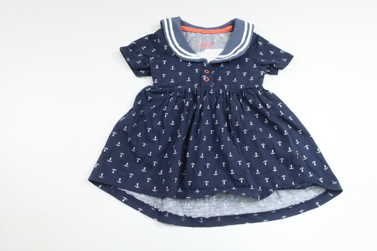Kjole fra My Wear Baby - Størrelse 68 - Marineblå