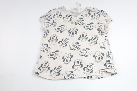 Sweater med Minnie fra H&M - Størrelse 86 - Off-white