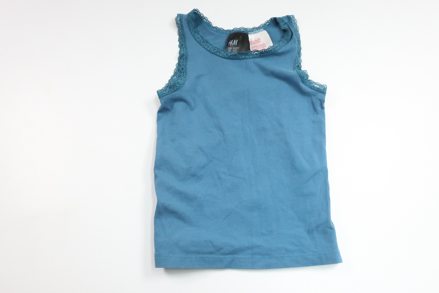 Tanktop fra H&M - Størrelse 98/104 - Blå