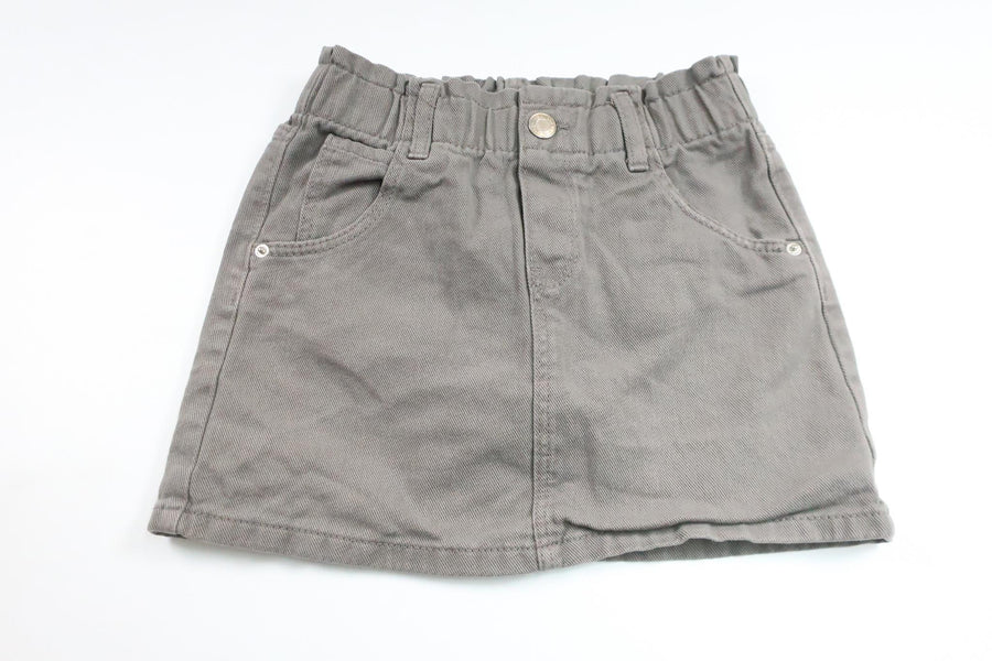 Denimnederdel fra H&M - Størrelse 104 - Grå