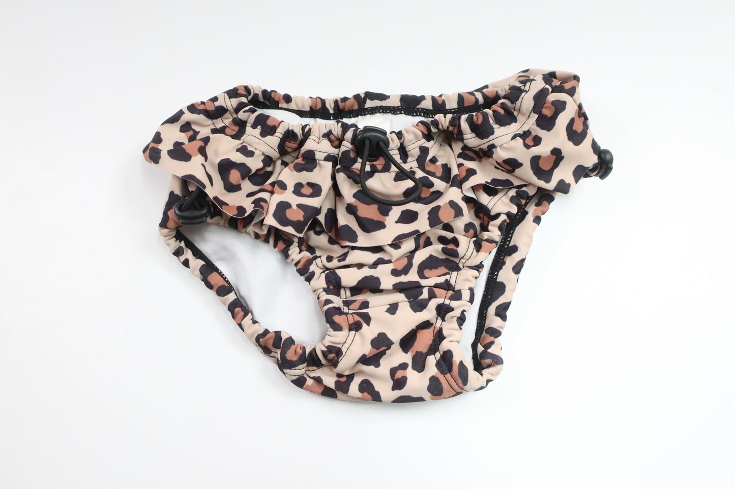 Badeble Leopard fra Kappahl - Størrelse 86/92 - Beige