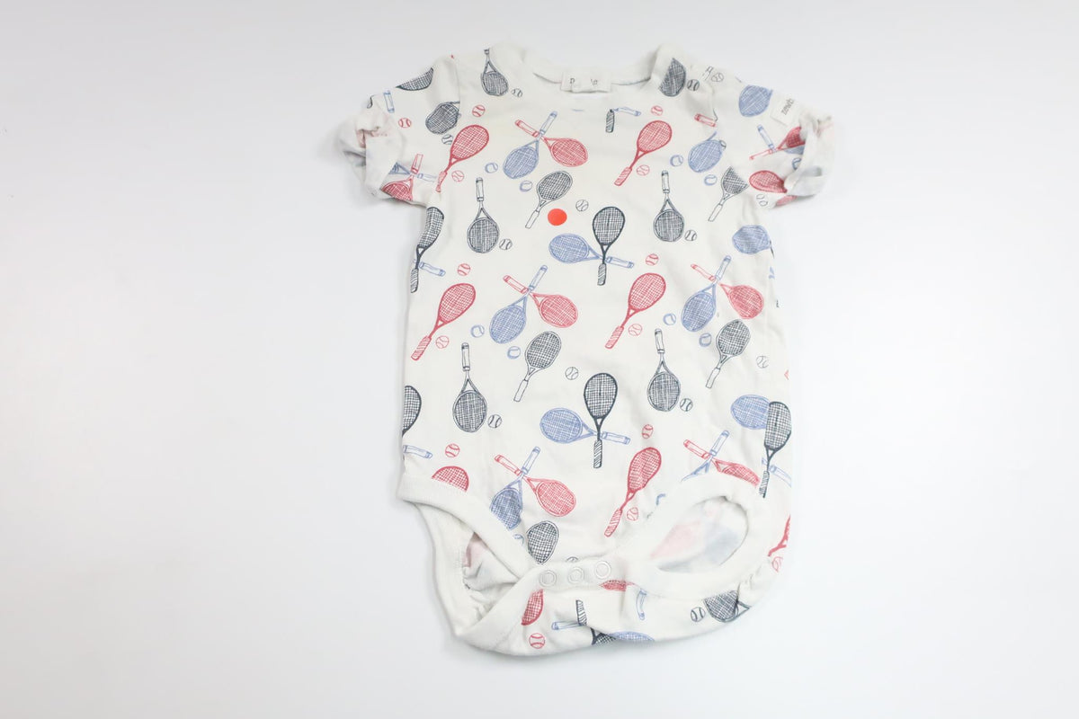 Bodysuit fra Newbie - Størrelse 68 - Hvid