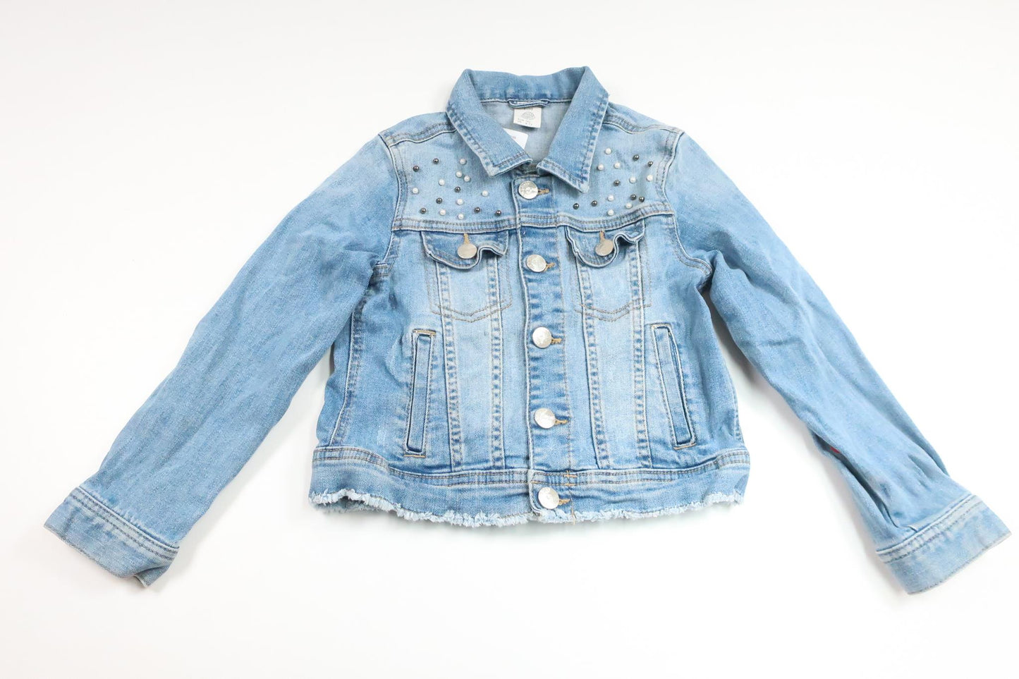 Denimjakke fra Lindex - Størrelse 122 - Denim