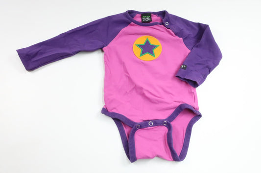 Bodysuit fra Villervalla - Størrelse 74 - Lilla