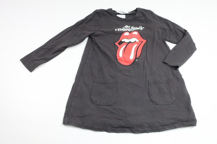 Kjole The Rolling Stones fra H&M - Størrelse 122 - Grå