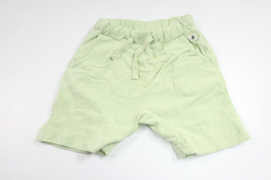 Frottéshorts fra Lindex - Størrelse 86 - Grøn