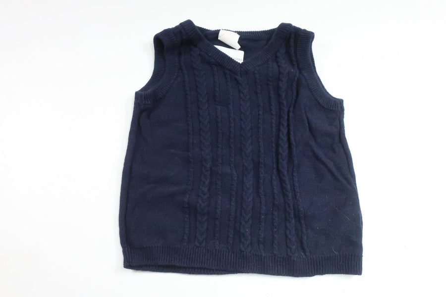 Strikket vest fra H&M - Størrelse 68 - Marineblå