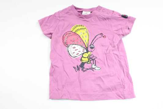 T-shirt fra Polarn o. Pyret - Størrelse 74 - Lilla