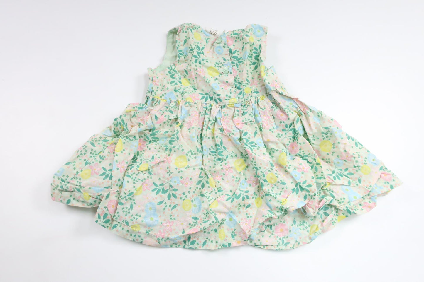 Blomsterkjole fra H&M - Størrelse 68 - Grøn