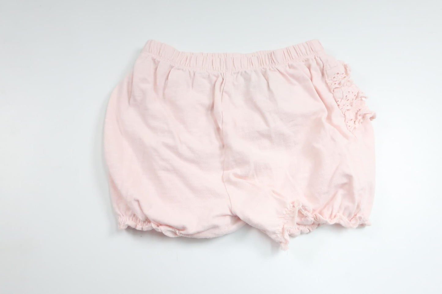 Shorts med flæser fra Next - Størrelse 86 - Pink
