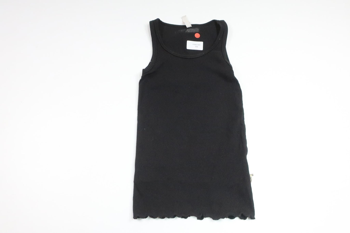 Ribbet tanktop fra PompdeLux - Størrelse 110/116 - Sort