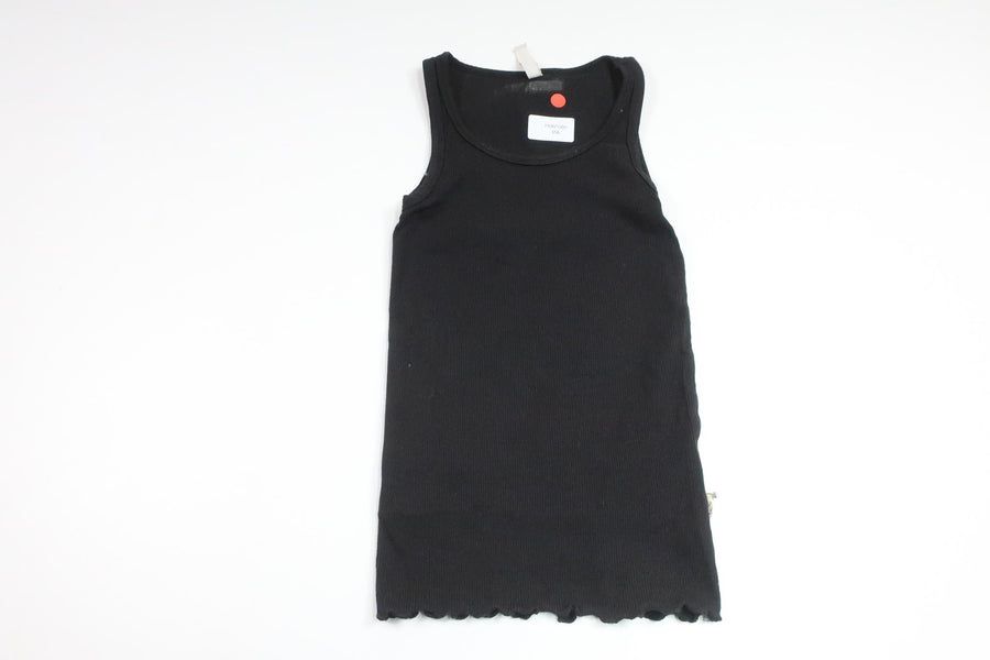 Ribbet tanktop fra PompdeLux - Størrelse 110/116 - Sort