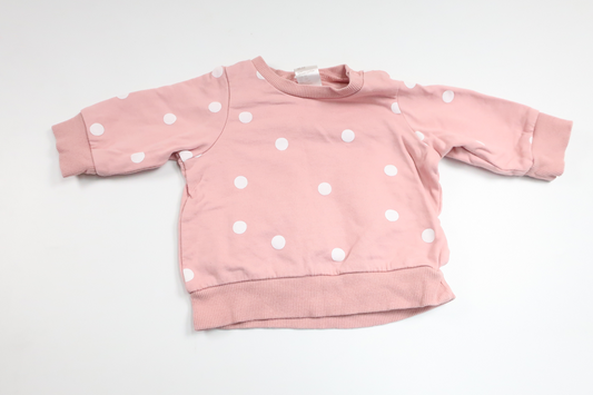 Sweatshirt fra H&M - Størrelse 56 - Lyserød