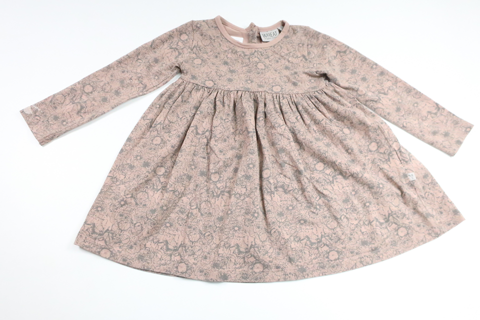 Kjole fra Wheat - Størrelse 104 - Beige