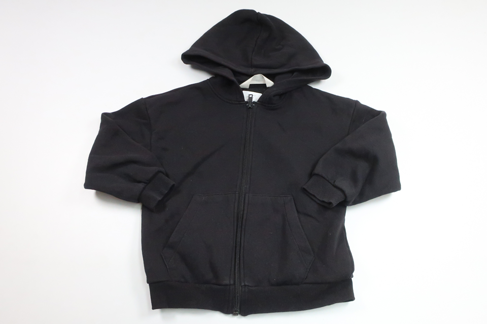 Hættejakke fra H&M - Størrelse 110/116 - Sort