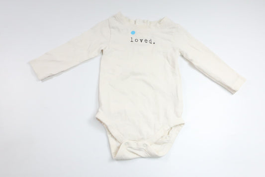 Bodysuit fra Cubus - Størrelse 74 - Off-white