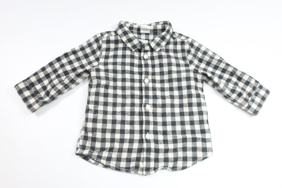Ternet skjorte fra H&M - Størrelse 68 - Sort