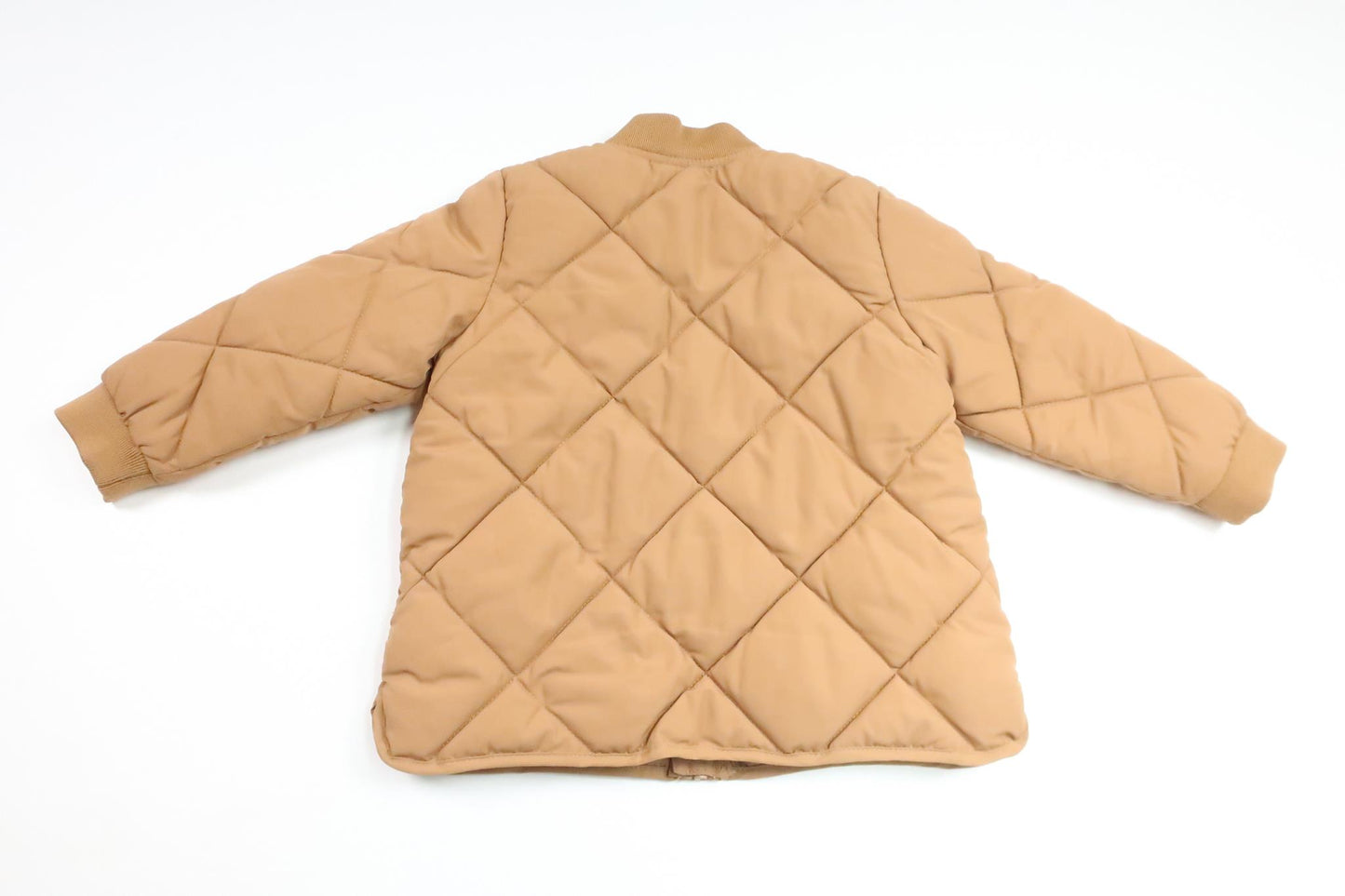 Quiltet jakke fra H&M - Størrelse 86 - Brun