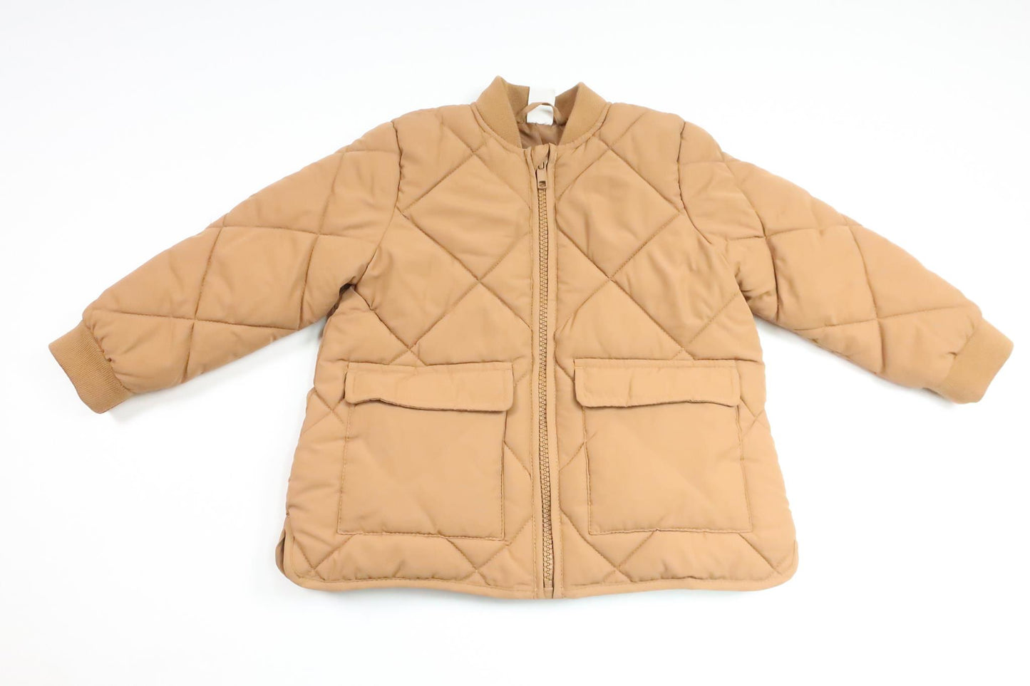 Quiltet jakke fra H&M - Størrelse 86 - Brun