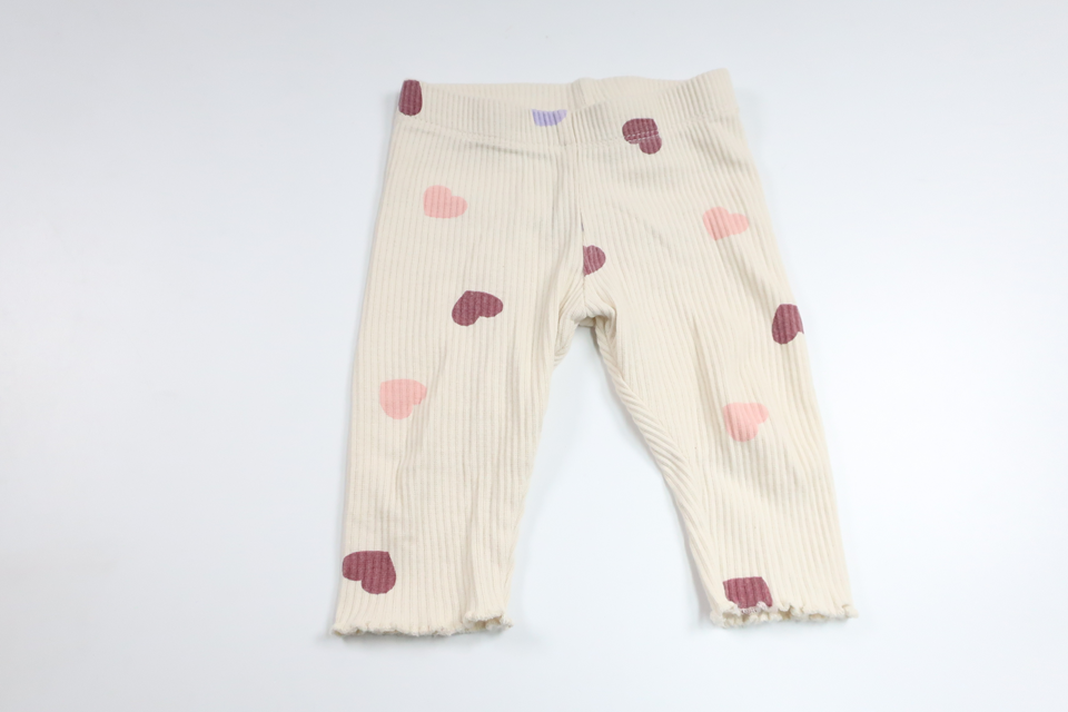 Ribbede bukser fra Rikiki - Størrelse 62 - Off-white