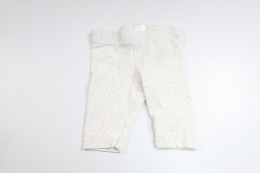 Prikkede bukser fra H&M - Størrelse 56 - Hvid
