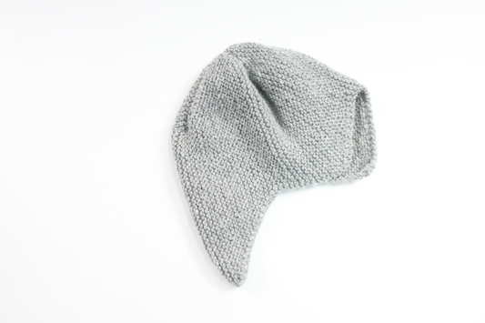 Strikket hue fra Hemstickat - Størrelse 50/56 - Grå