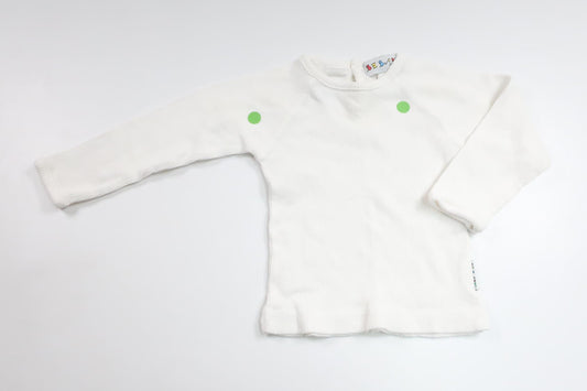 Ribstriktrøje fra Bebaby - Størrelse 62/68 - Hvid