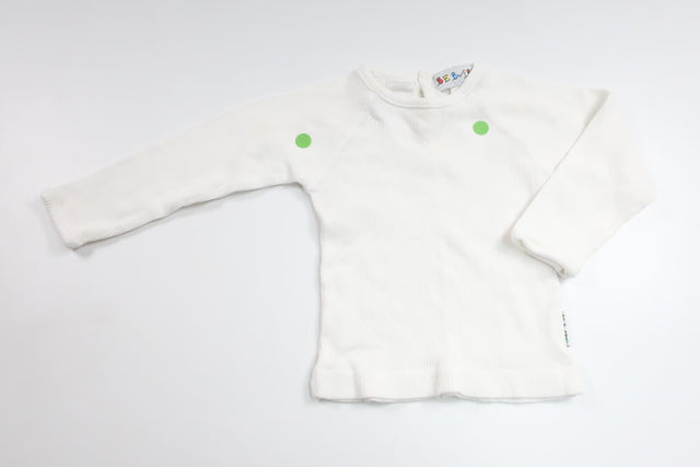 Ribstriktrøje fra Bebaby - Størrelse 62/68 - Hvid