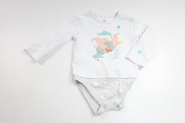 Bodysuit fra Disney - Størrelse 80/86 - Hvid