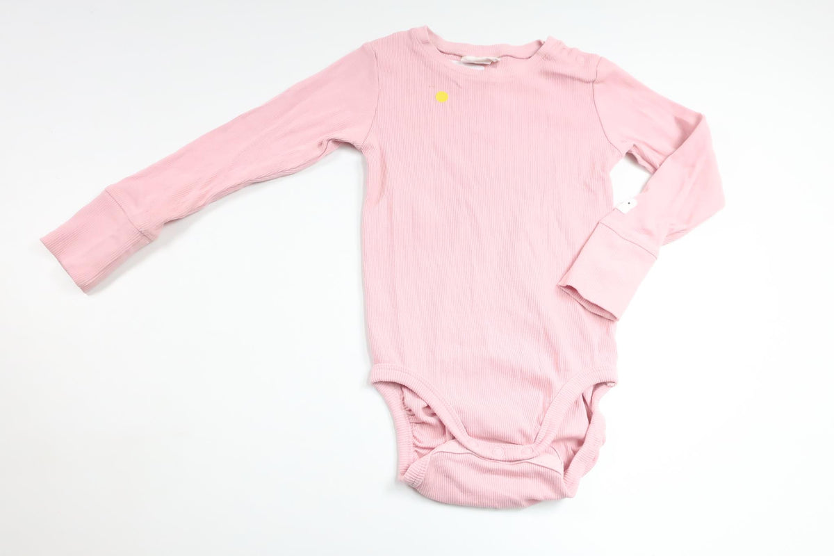 Ribbet bodysuit fra Kappahl - Størrelse 86 - Pink