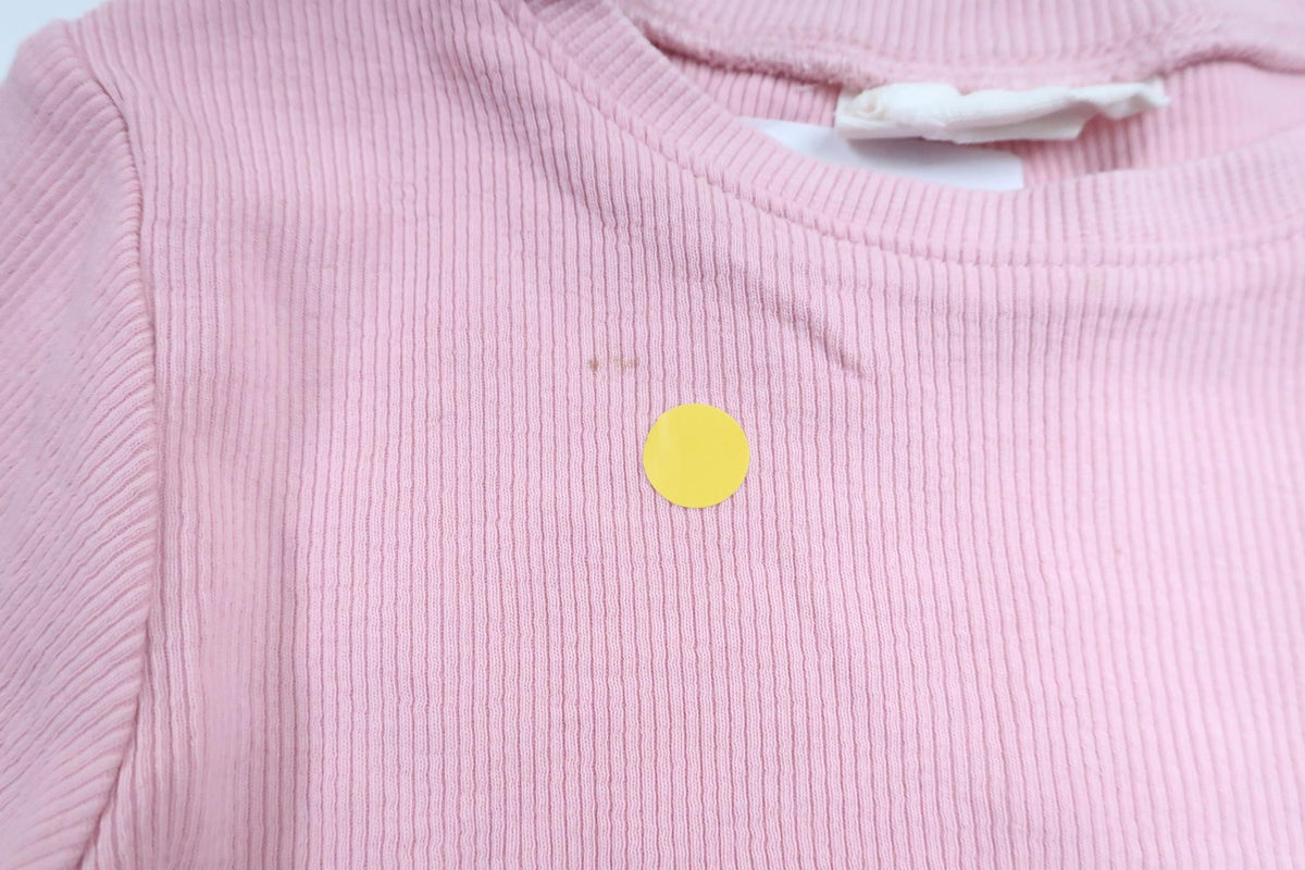 Ribbet bodysuit fra Kappahl - Størrelse 86 - Pink