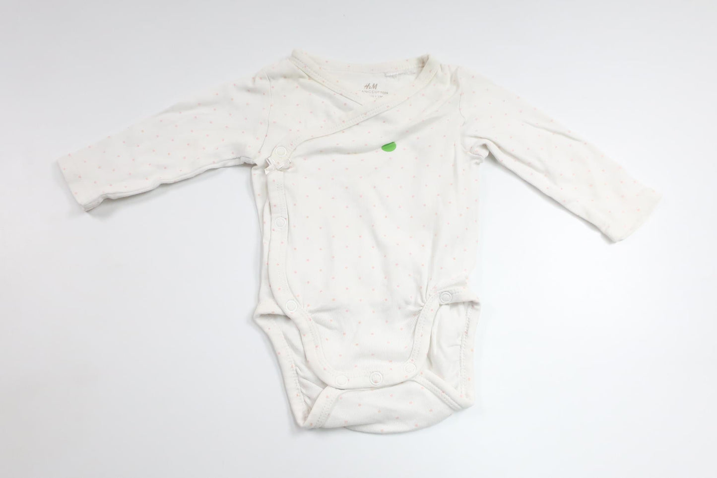 Wrap-body fra H&M - Størrelse 56 - Hvid