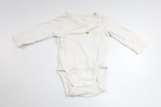Wrap-body fra H&M - Størrelse 56 - Hvid