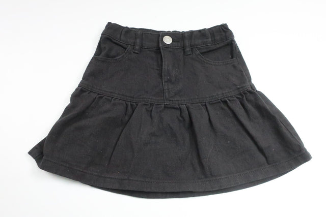 Denimnederdel fra H&M - Størrelse 92 - Grå