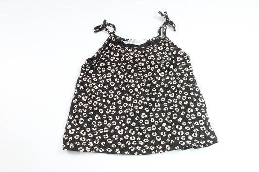 Leopardprintet tanktop fra H&M - Størrelse 92 - Sort
